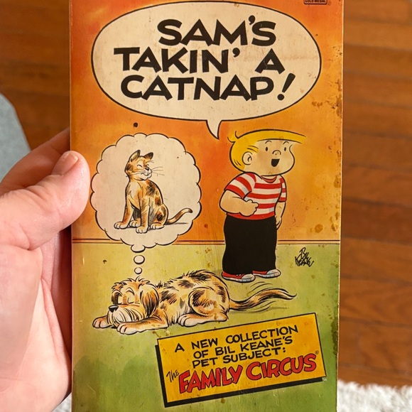 Other - Vintage Book -Bil Keane’s The Family Circus Sam’s Takin a Catnap!